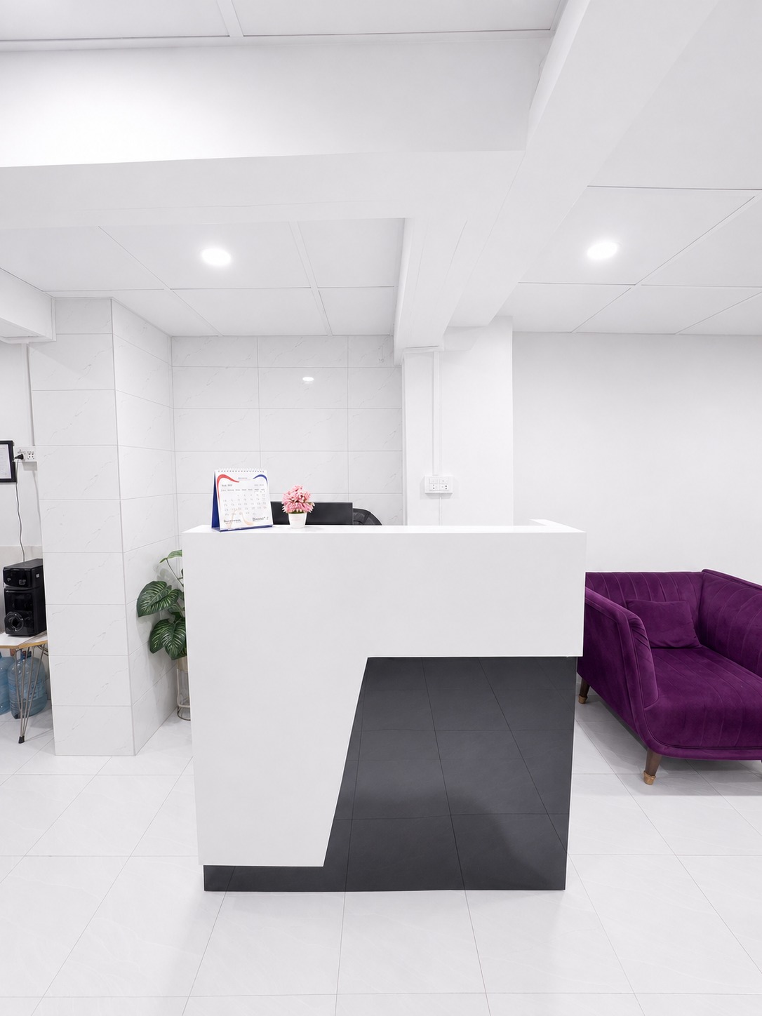 Clinic reception area